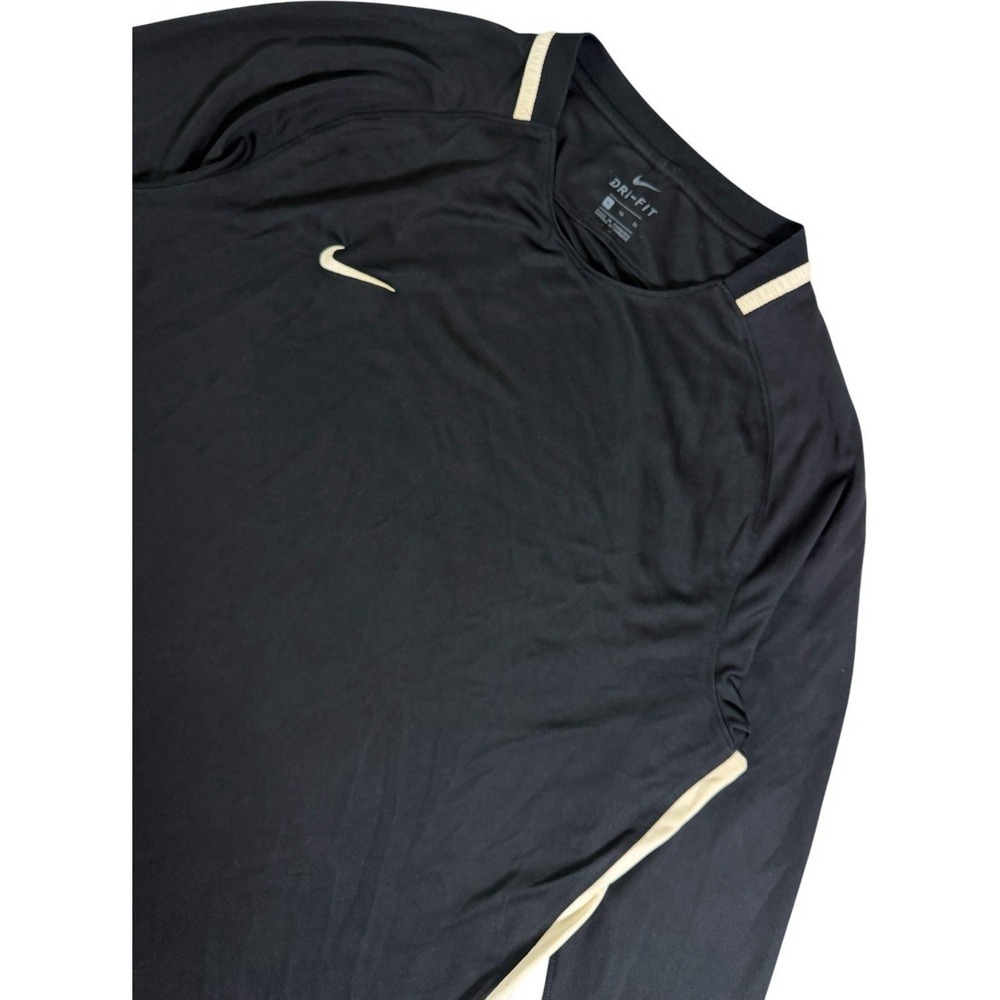 Nike‎ Dri-FIT Long Sleeve Shirt Mens XL Black Athletic Training Performance